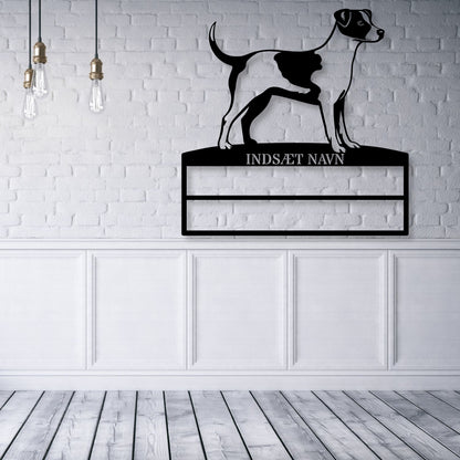 Dansk-Svensk Gårdhund rosette navneskilt.